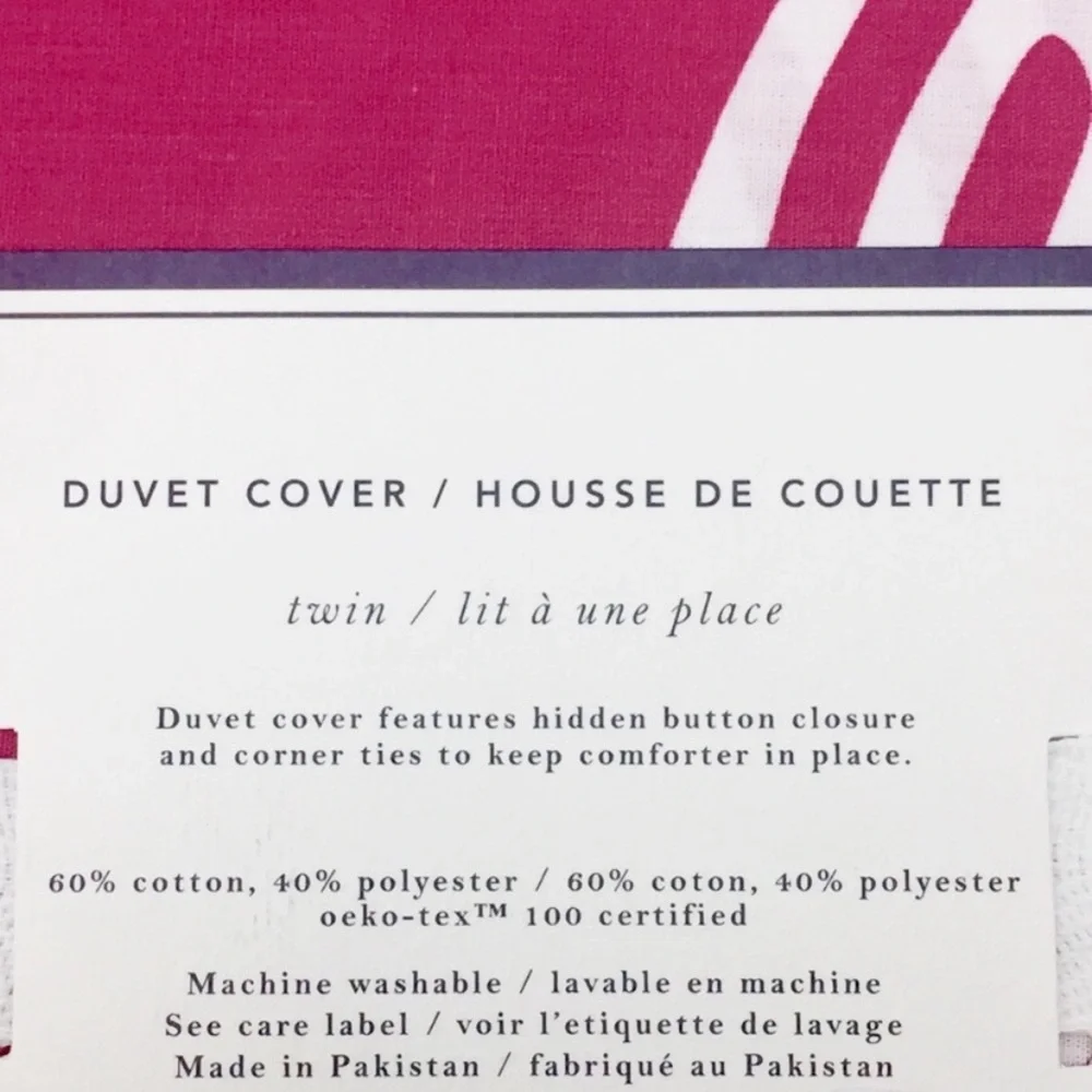 🌸New🌸 Twin Pottery Barn Infinity Duvet Cover NWT